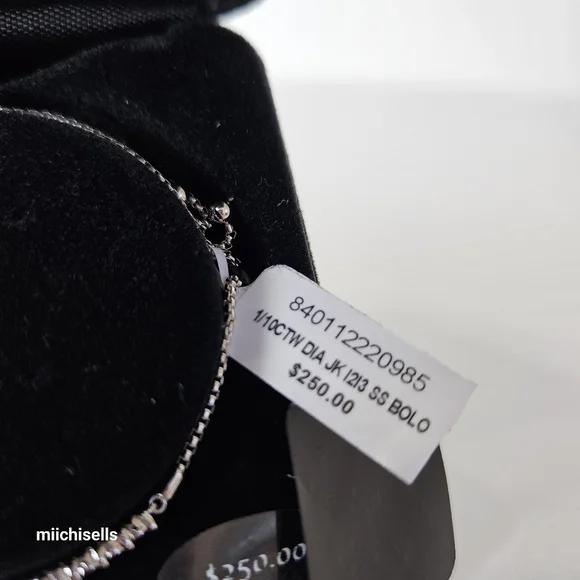 Diamond Bolo Bracelet (1/10 ct. t.w.) in Sterling Silver - Picture 6 of 9